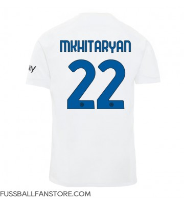 Inter Milan Henrikh Mkhitaryan #22 Replik Auswärtstrikot 2023-24 Kurzarm